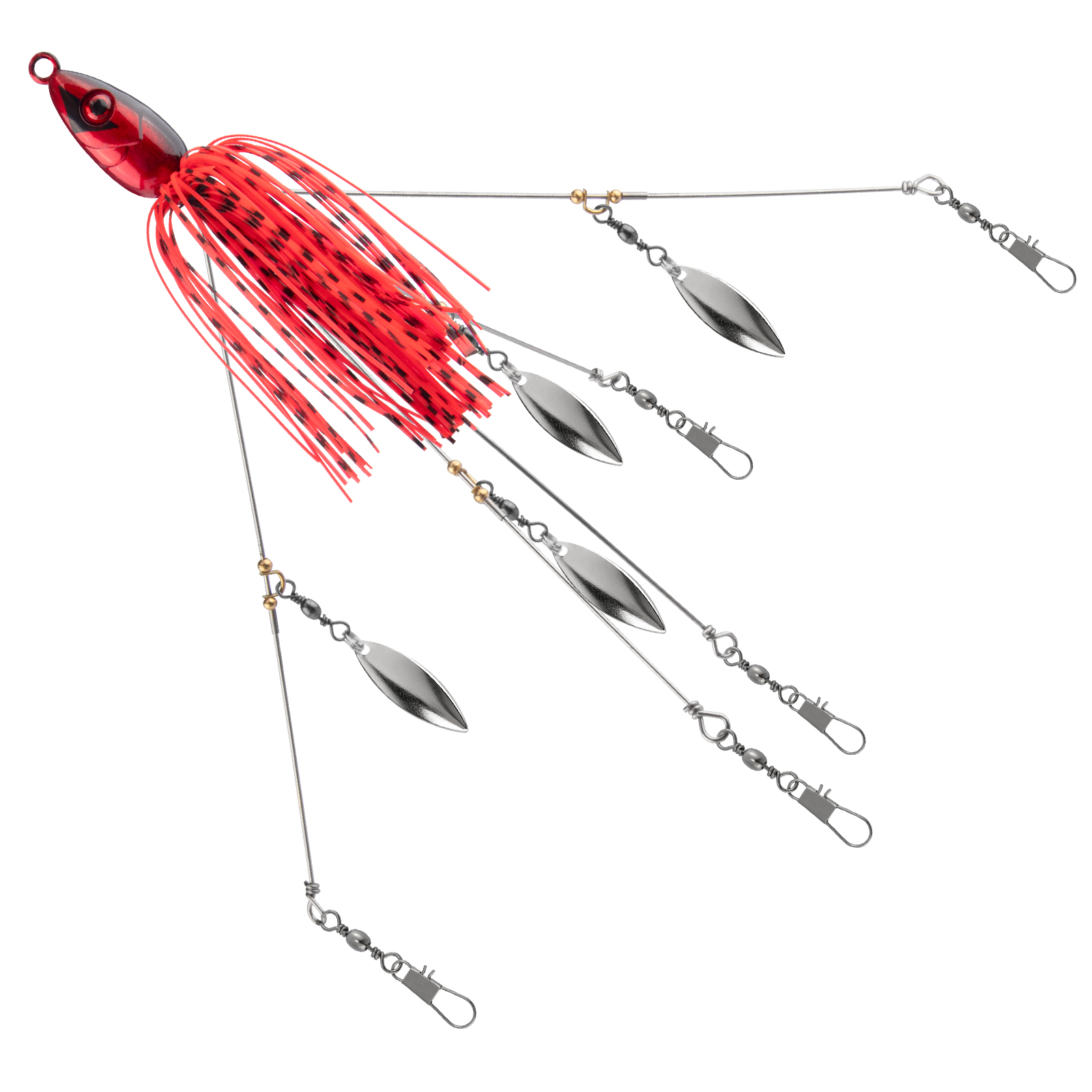 Fishing Lure Blade Bait - Señuelo giratorio Alabama Umbrella Rigs de
