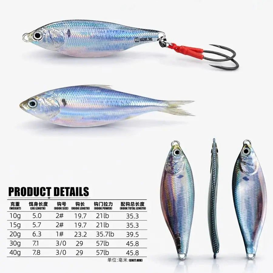 Fishing Lure Blade Bait - Señuelo Metálico Giratorio VIB con Ojo