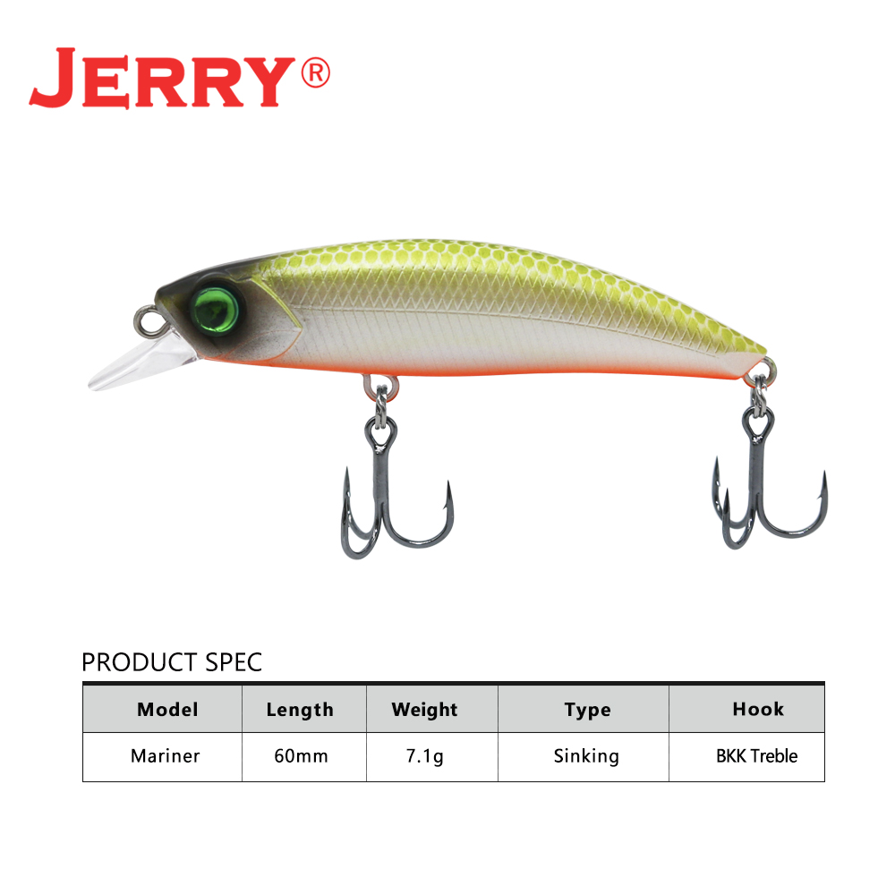 Jerry Mariner Crank Wobblers s - Fishing Lure Jerkbait reseña y precio