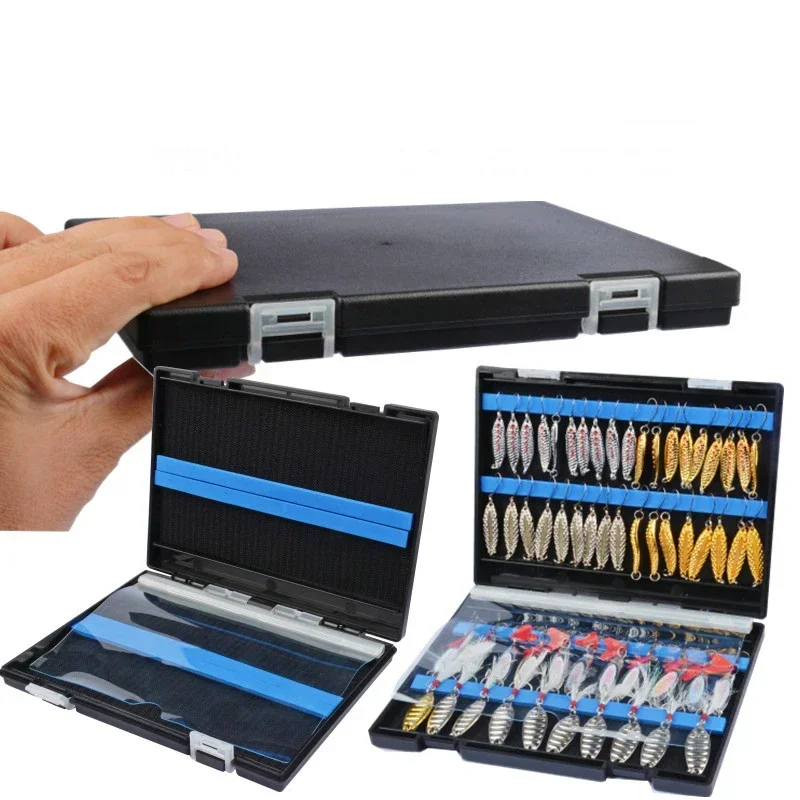 Caja de pesca portátil de dobl - Fishing Lure Spoon reseña y precio